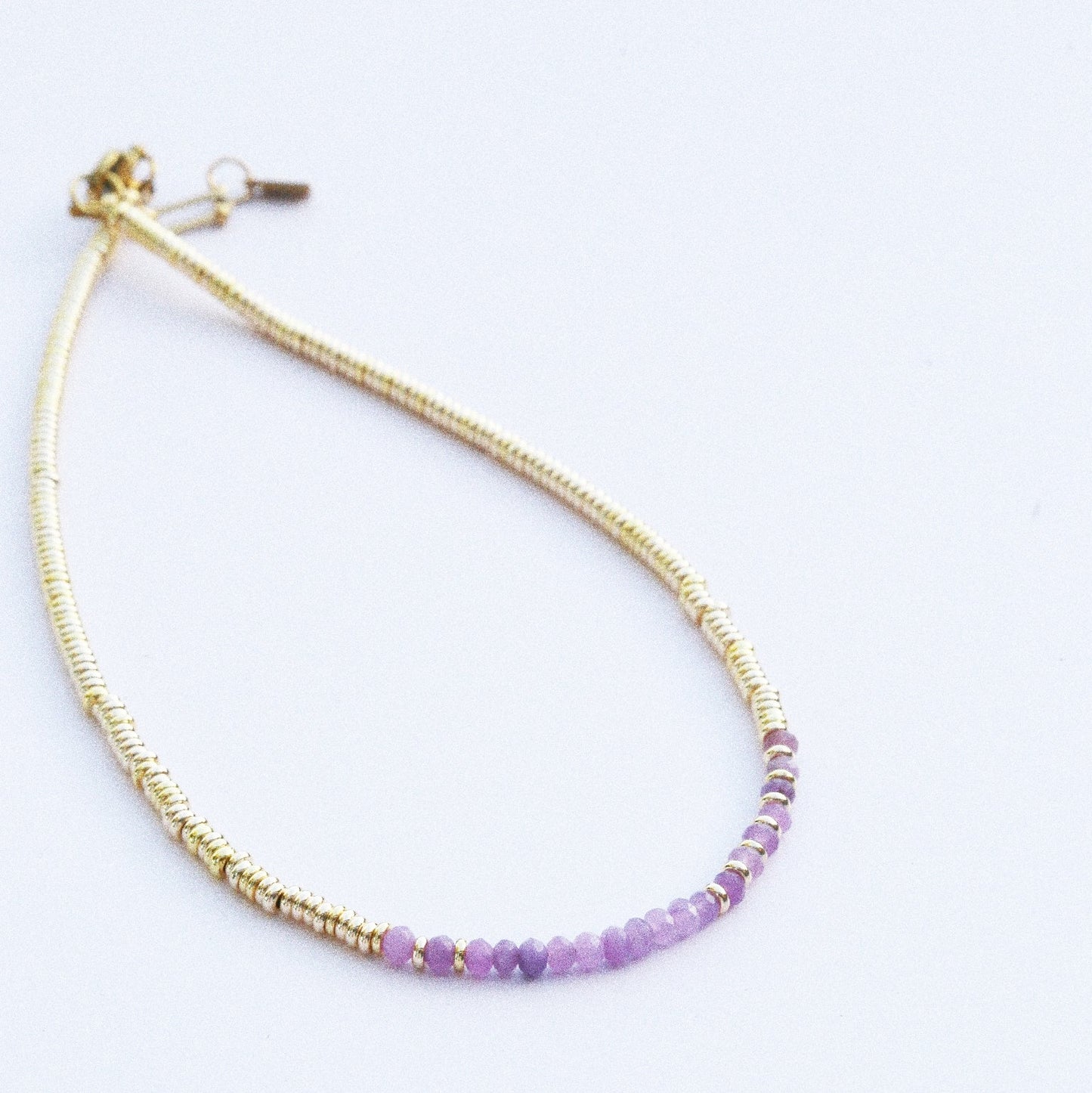 Collier Henriette 2-7 Or – Violet Doux