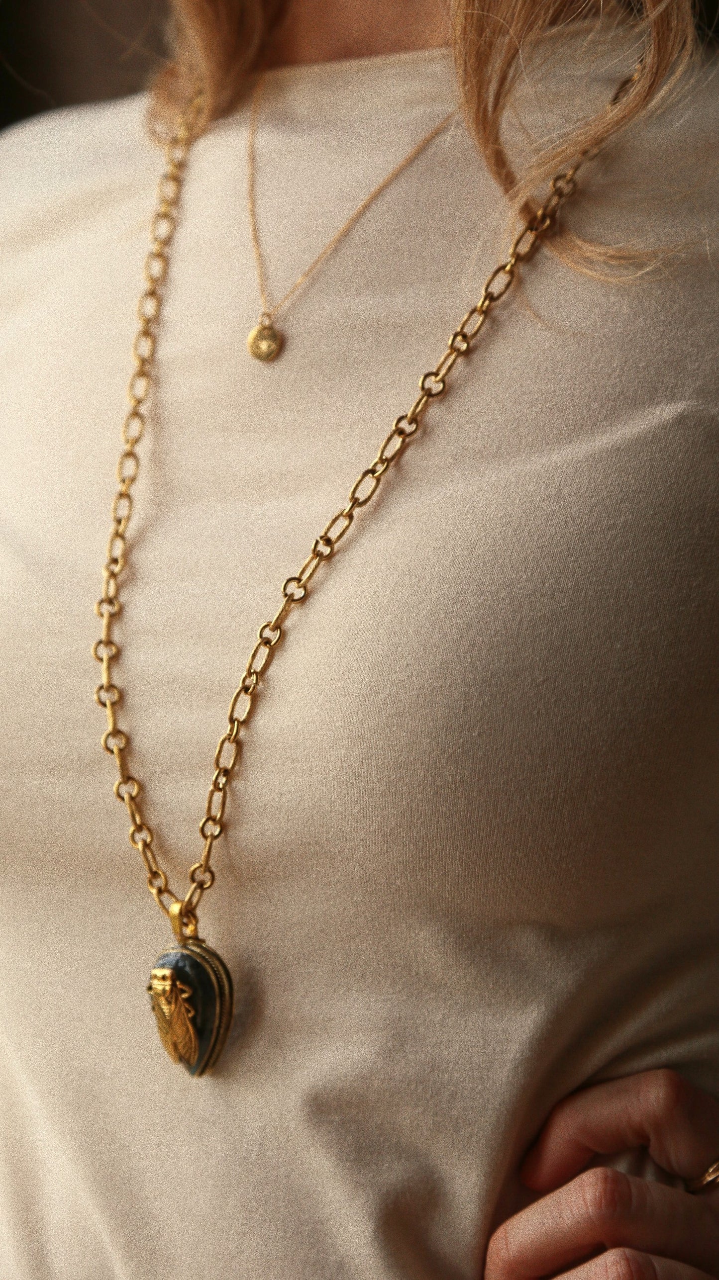 Sautoir Talisman Cigale