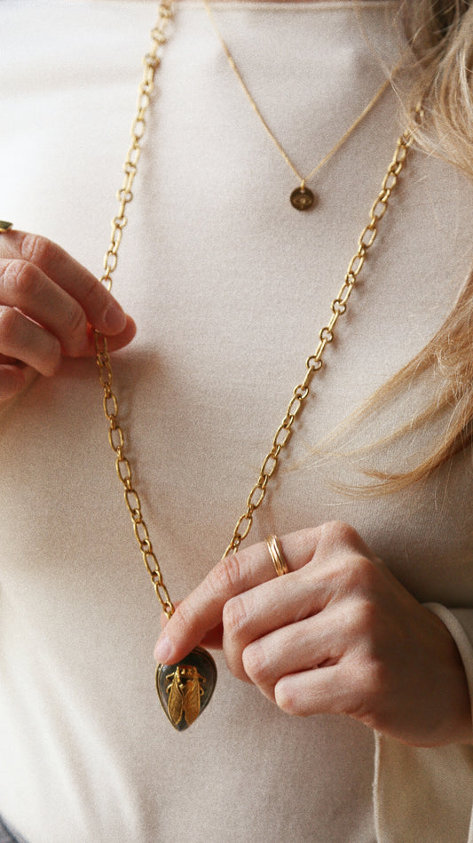 Sautoir Talisman Cigale