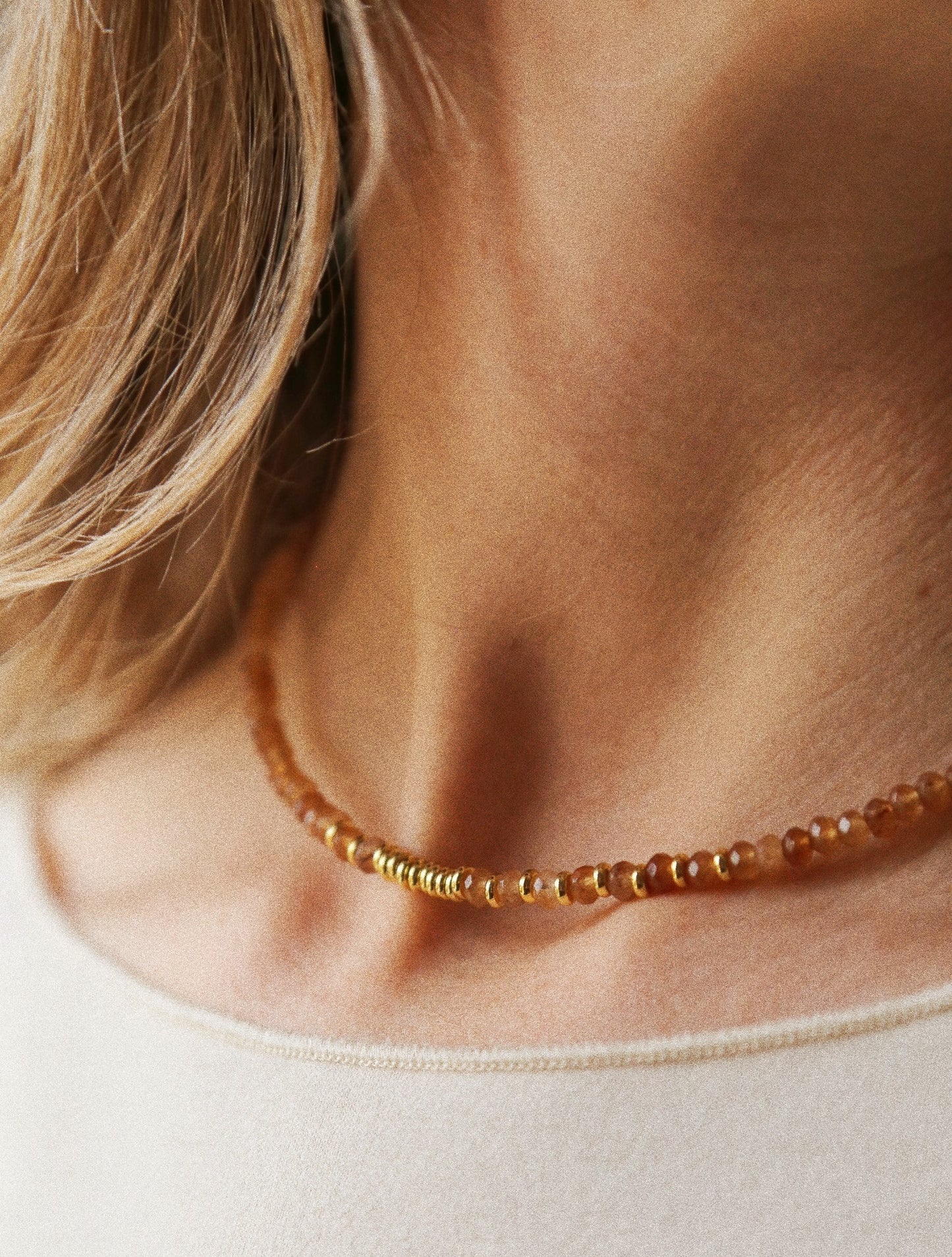 Collier Henriette 2-7 Queen – Cornaline