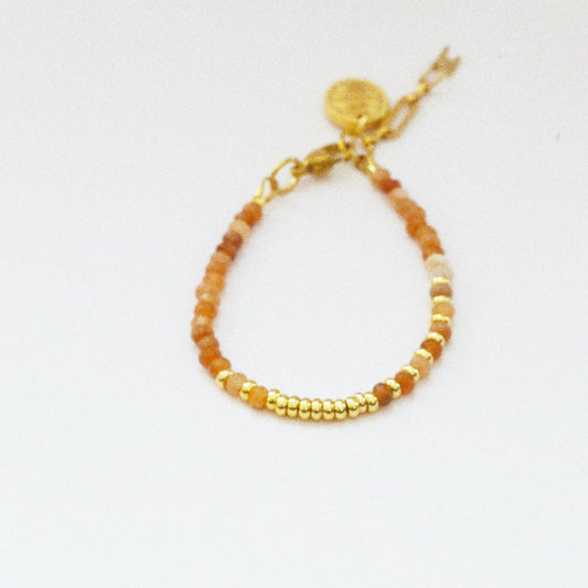 Bracelet Henriette 2-7 – Cornaline & Chiffre 222