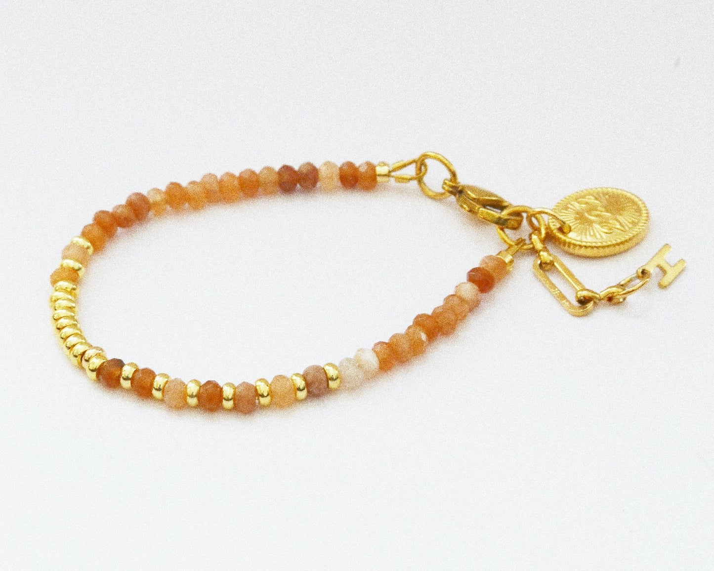 Bracelet Henriette 2-7 – Cornaline & Chiffre 222