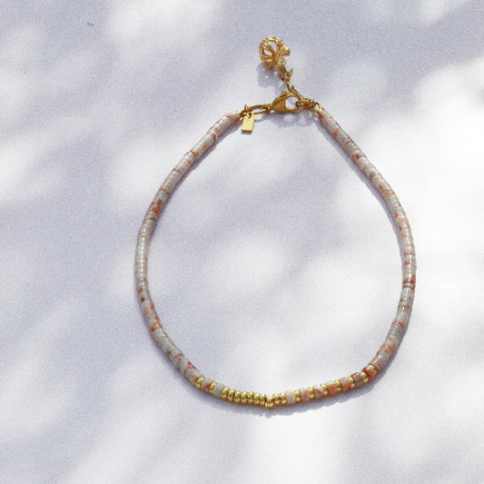 Collier Henriette 2-7 Queen – Agate du Botswana