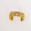 Bracelet Cœur  Opale Rose