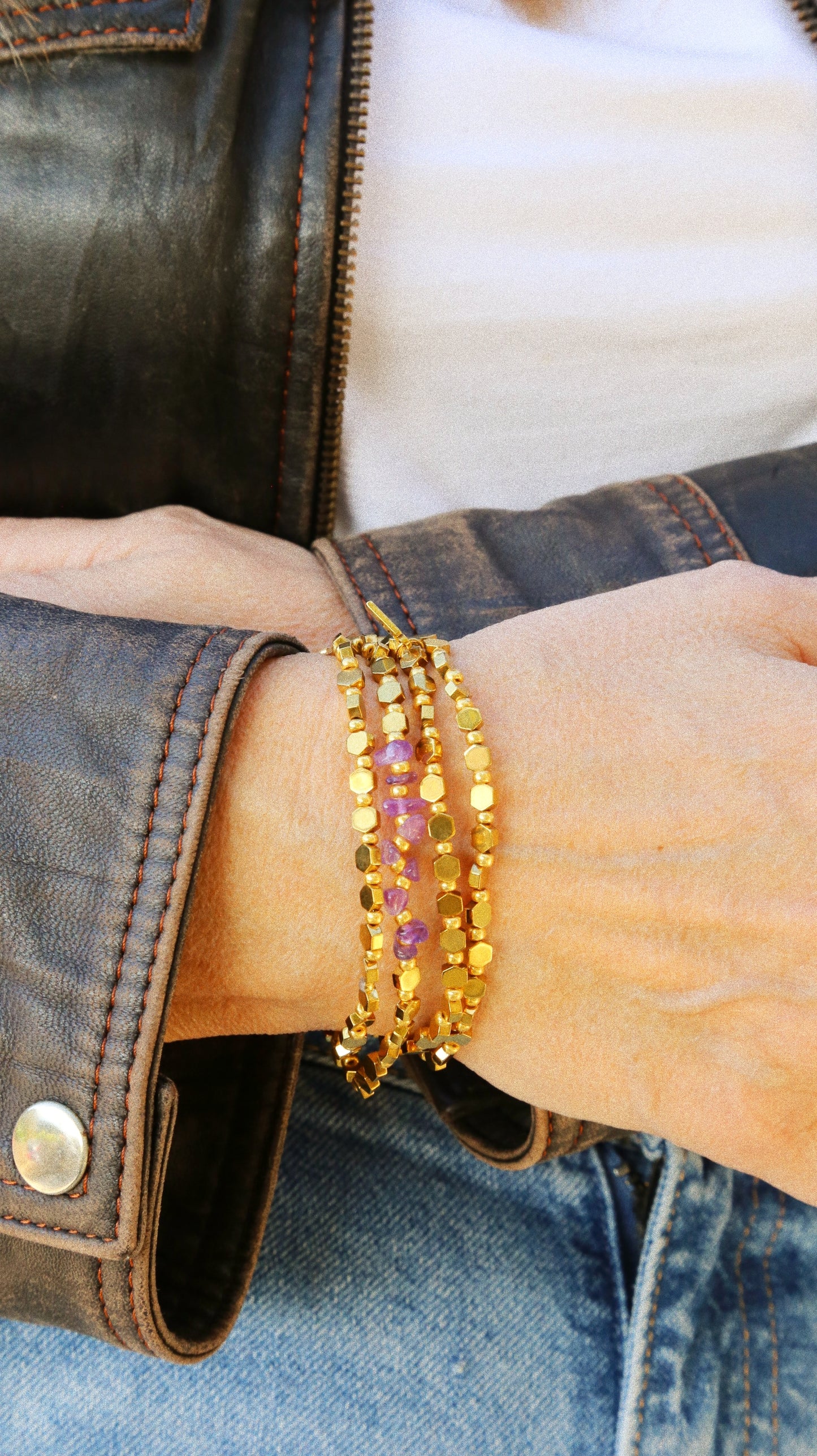 Bracelet Multi-Tours- La Majestueuse