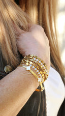 Bracelet Trèfles bohème
