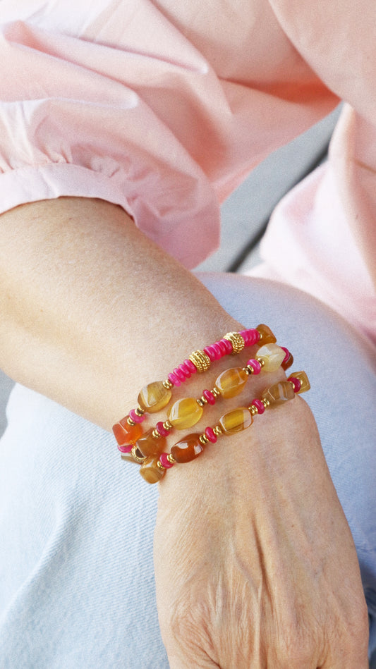 Collier / Bracelet 3 tours – Lina