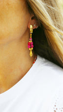 Boucles d’oreilles "Pink Bahia"