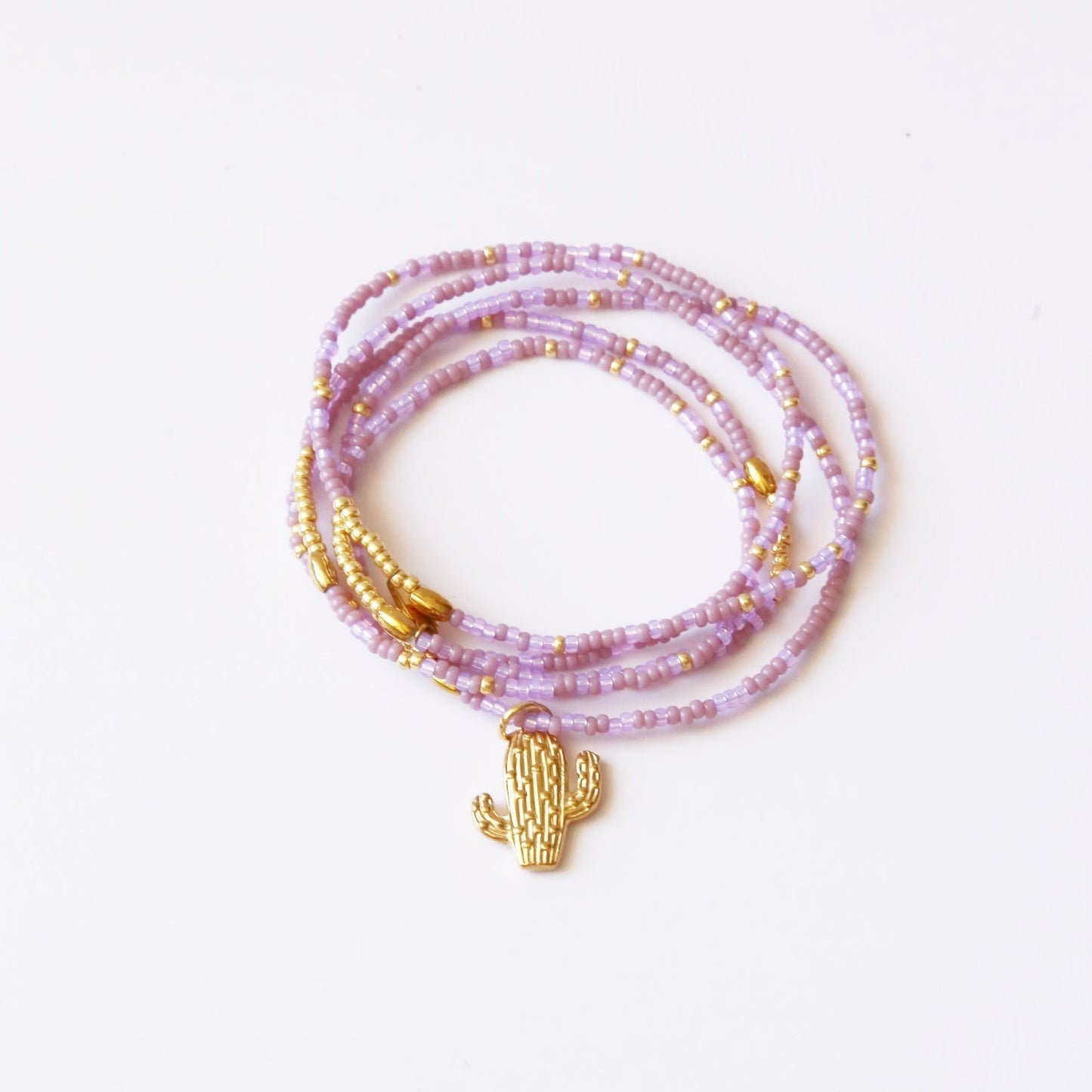 bracelet seconde peau 5 tours ou ras de cou monochrome violet