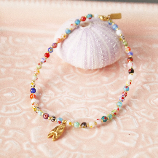 Bracelet de cheville “Cigale d’Été”