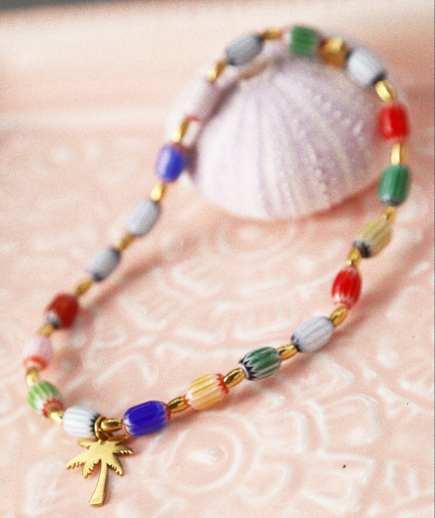 Bracelet de cheville Palmier Bohème