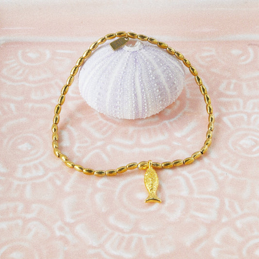 Bracelet de cheville “Poisson Doré”