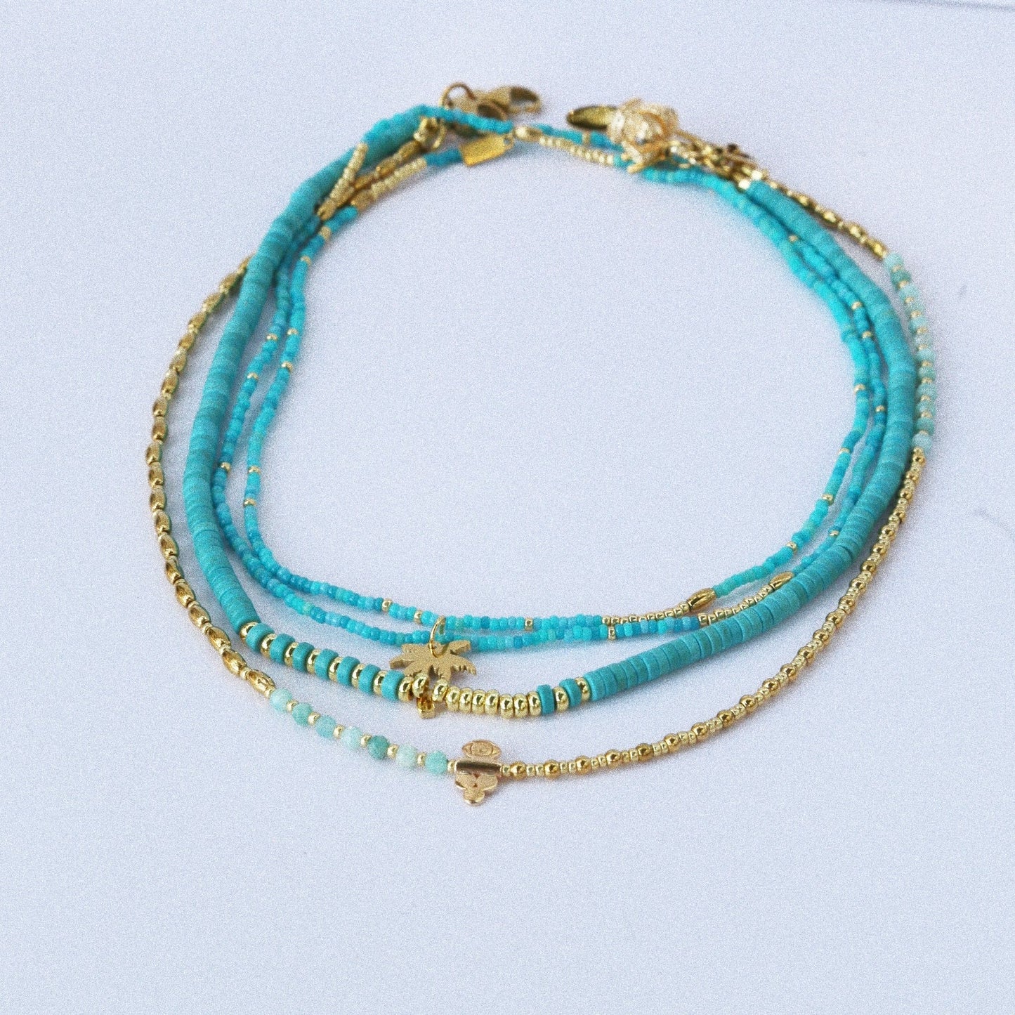 Collier “Code 27” – Amazonite & Œil de Protection