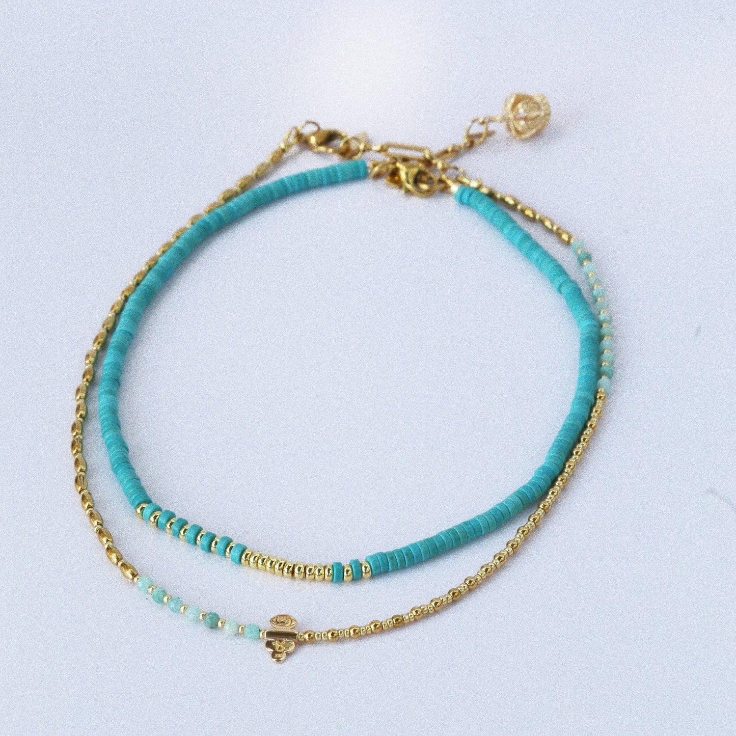 Collier “Code 27” – Amazonite & Œil de Protection