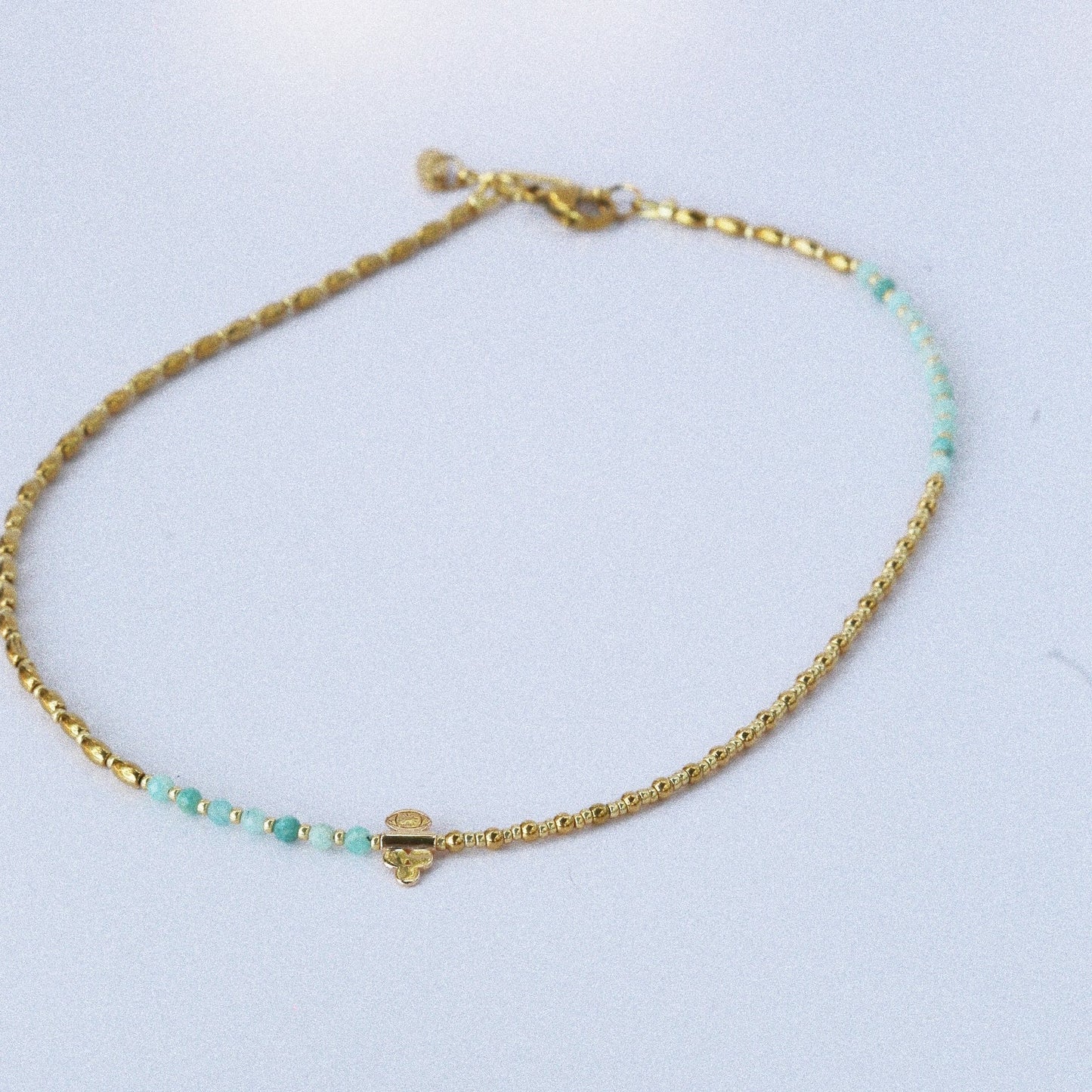 Collier “Code 27” – Amazonite & Œil de Protection