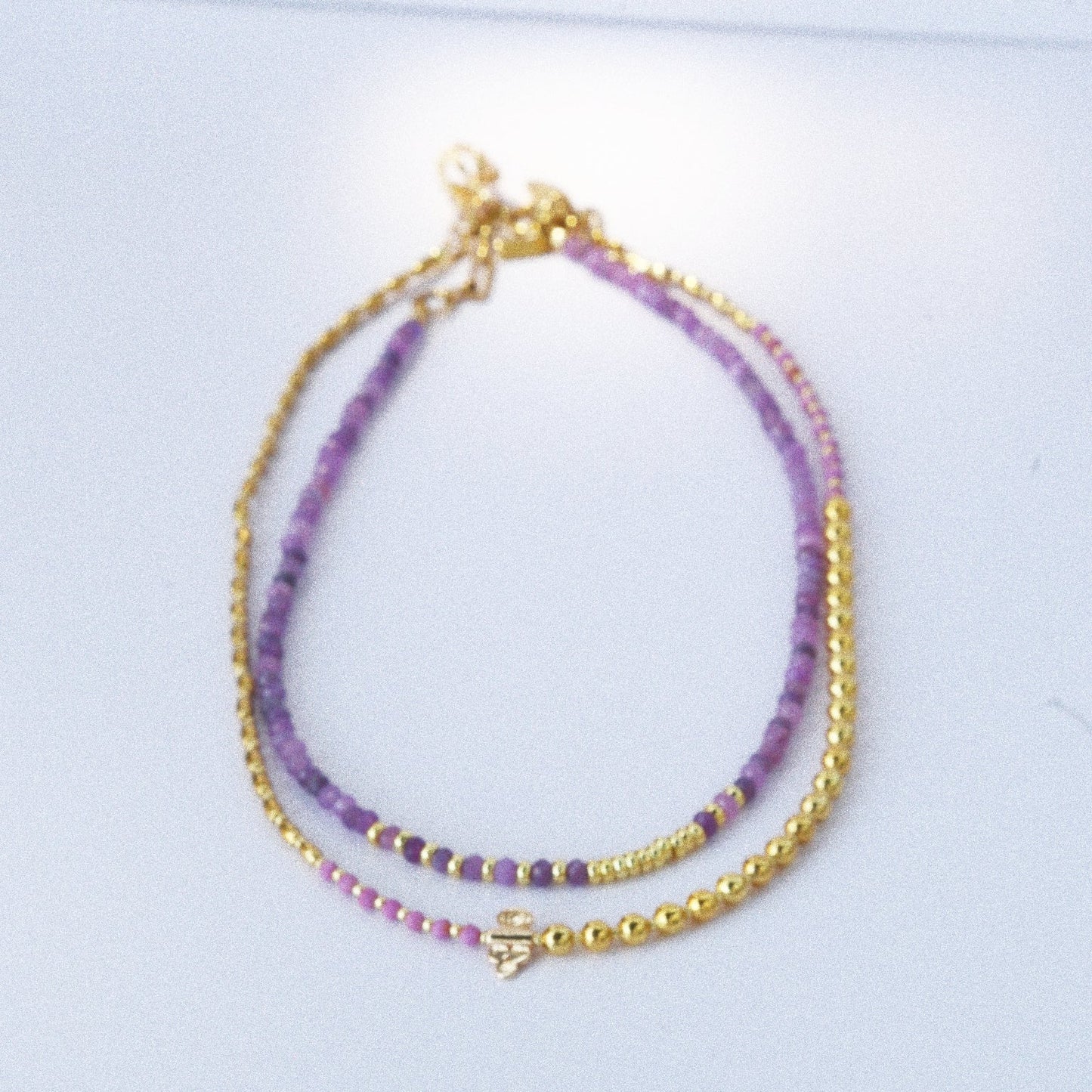 Collier “Code 27” – Mica Violet & Œil de Protection