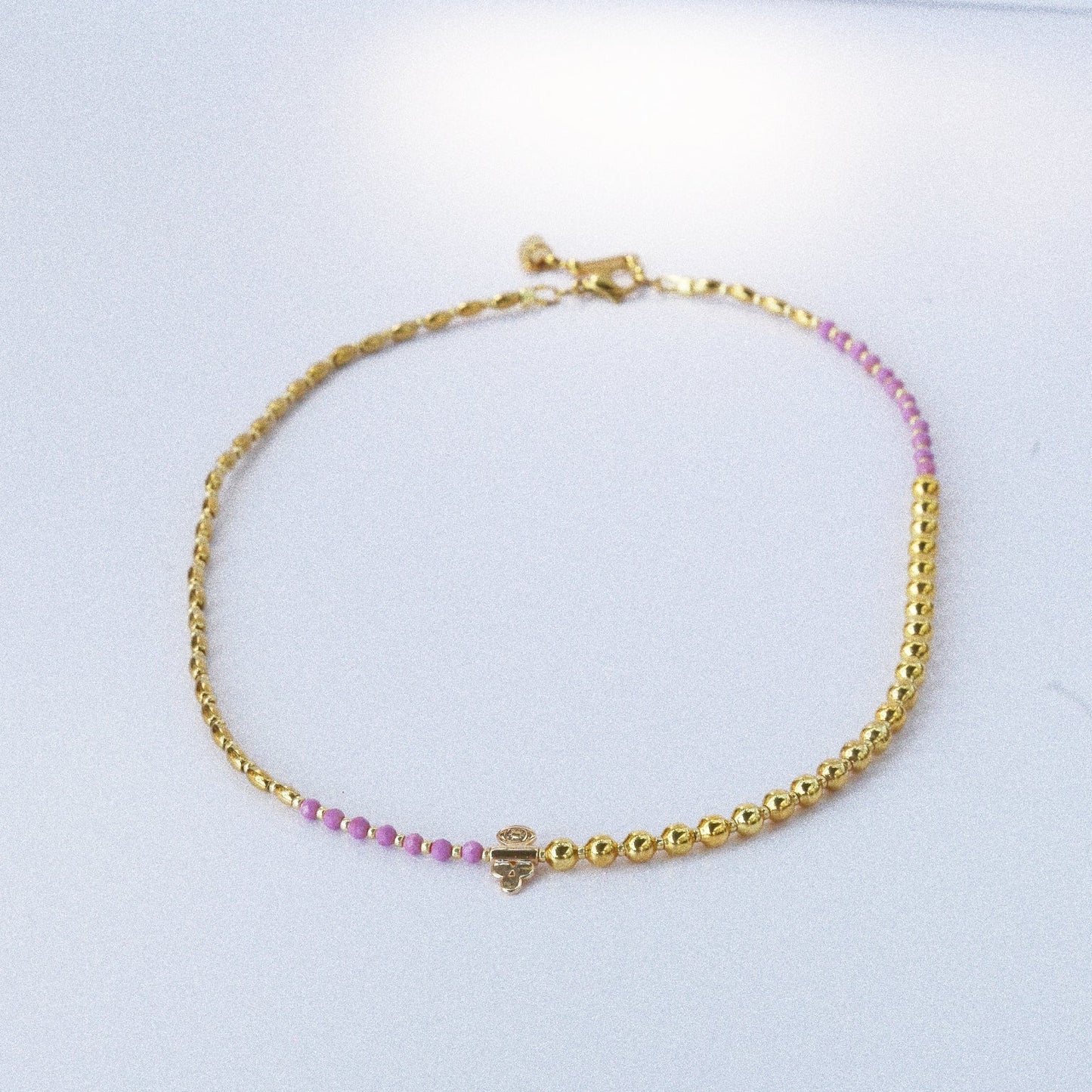 Collier “Code 27” – Mica Violet & Œil de Protection