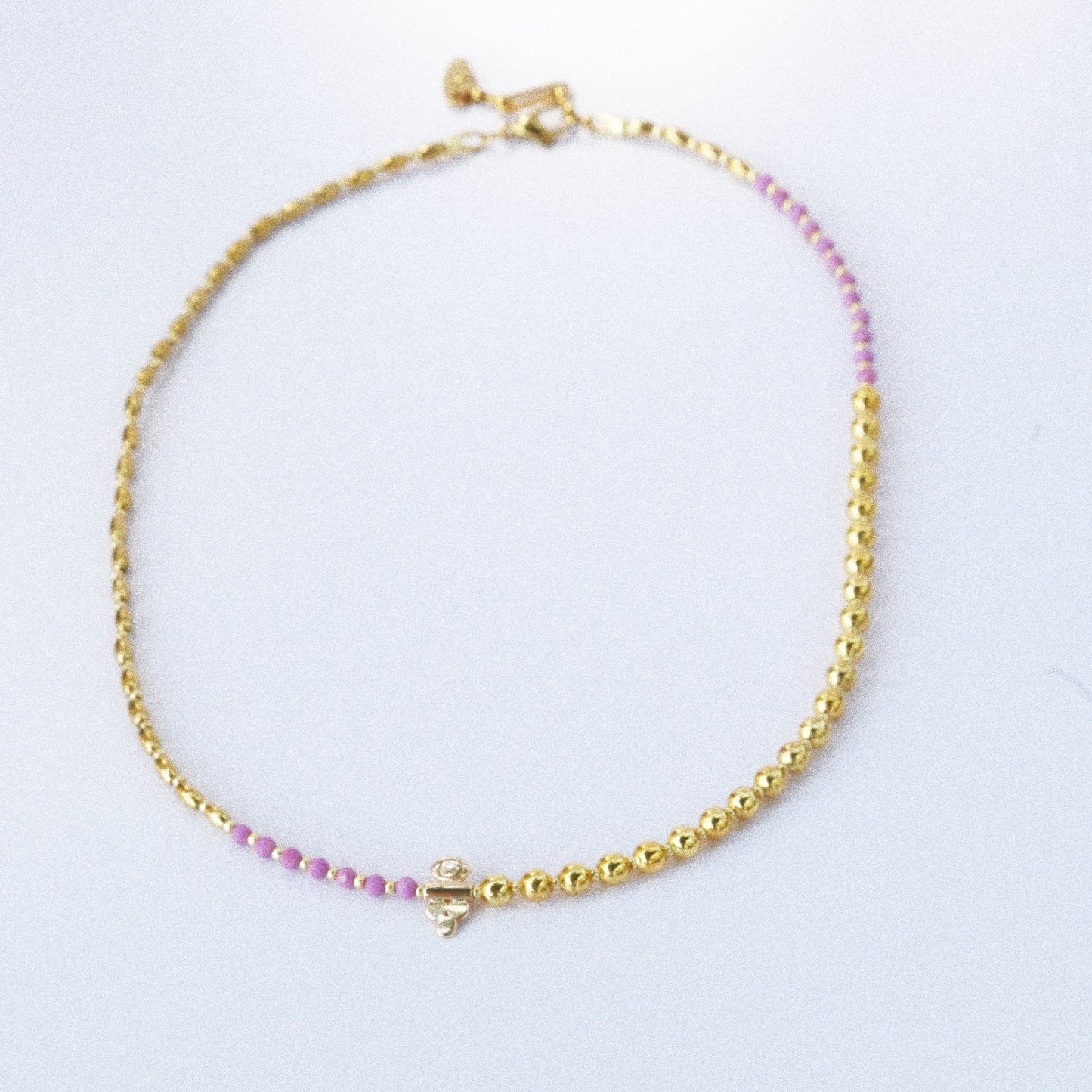 Collier “Code 27” – Mica Violet & Œil de Protection