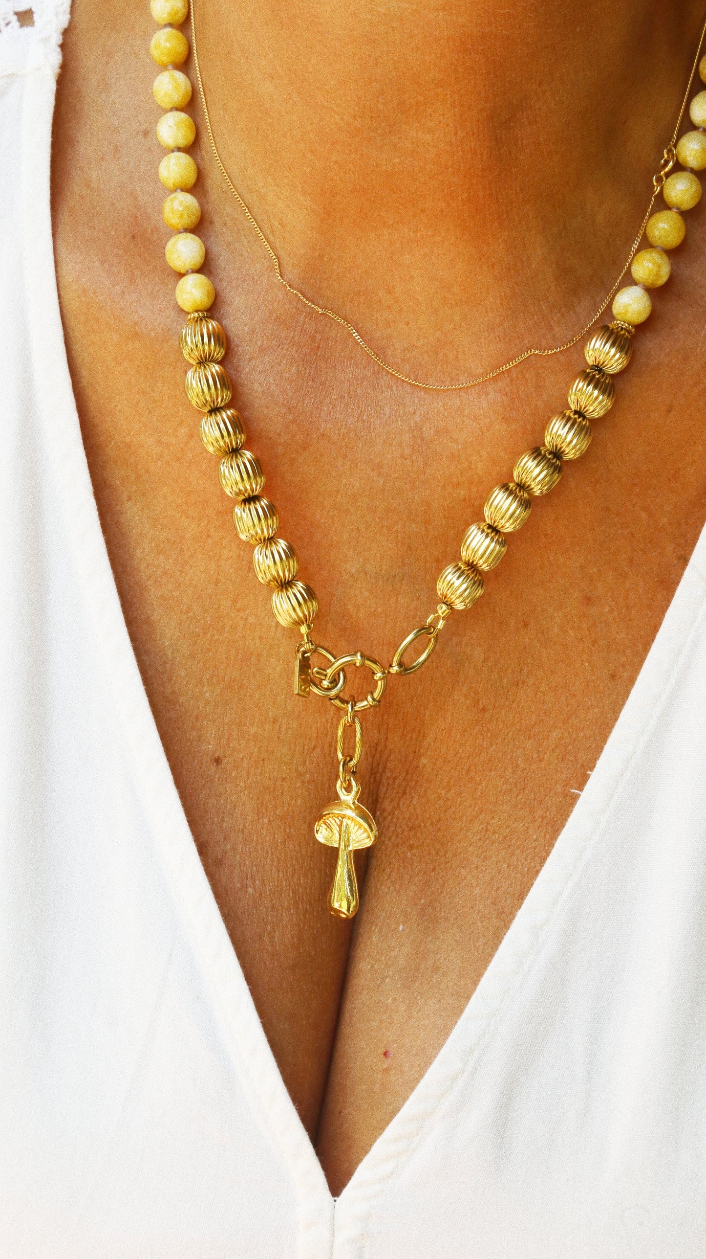 Collier « Cham doré»