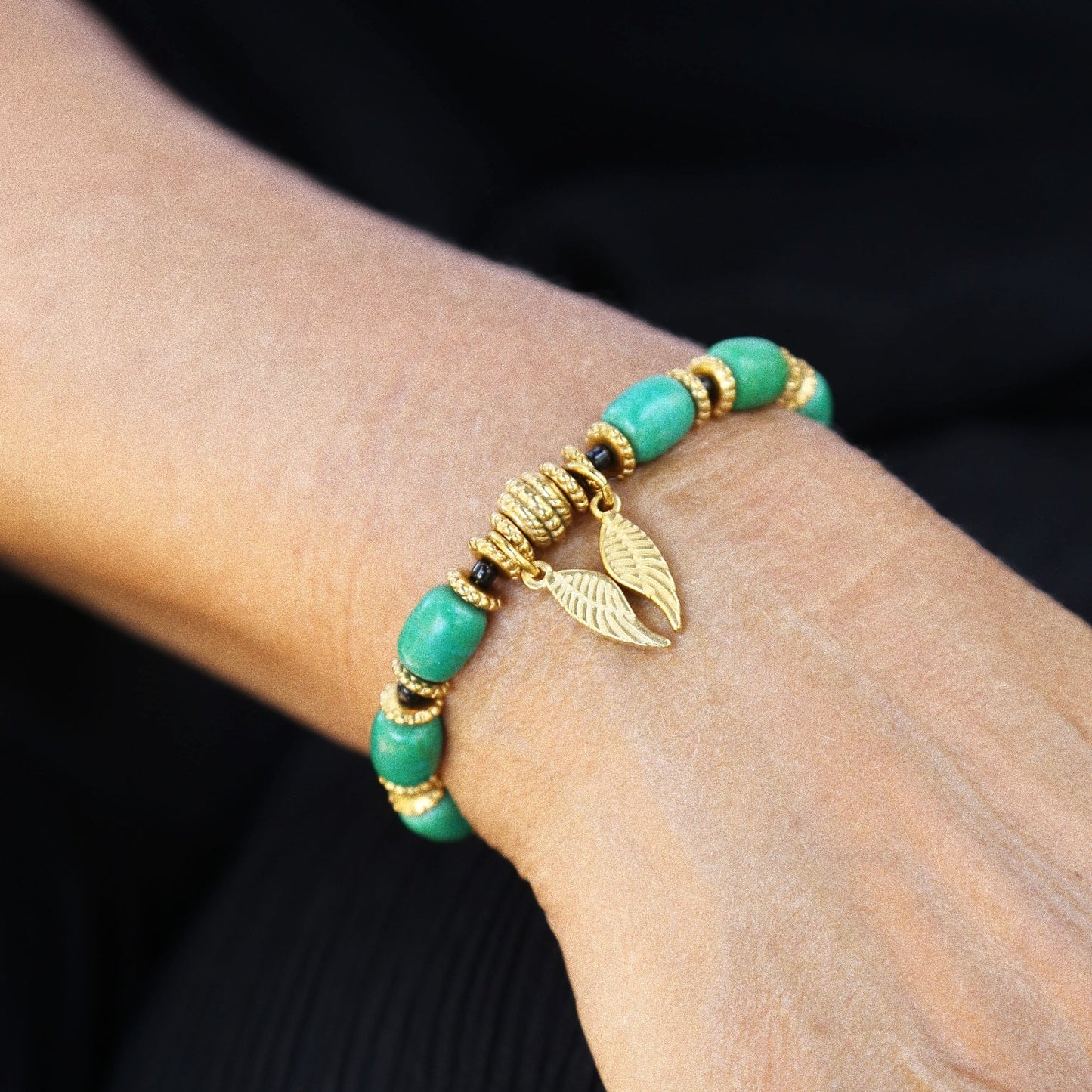 Bracelet “Ailes Vertes”