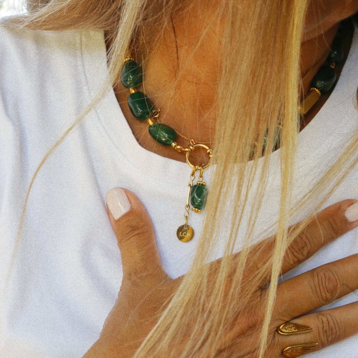 Collier “Émeraude de la Caverne”