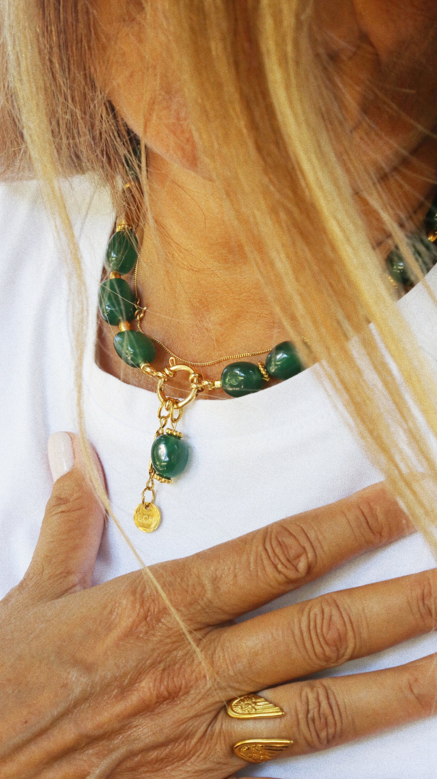 Collier “Émeraude de la Caverne”