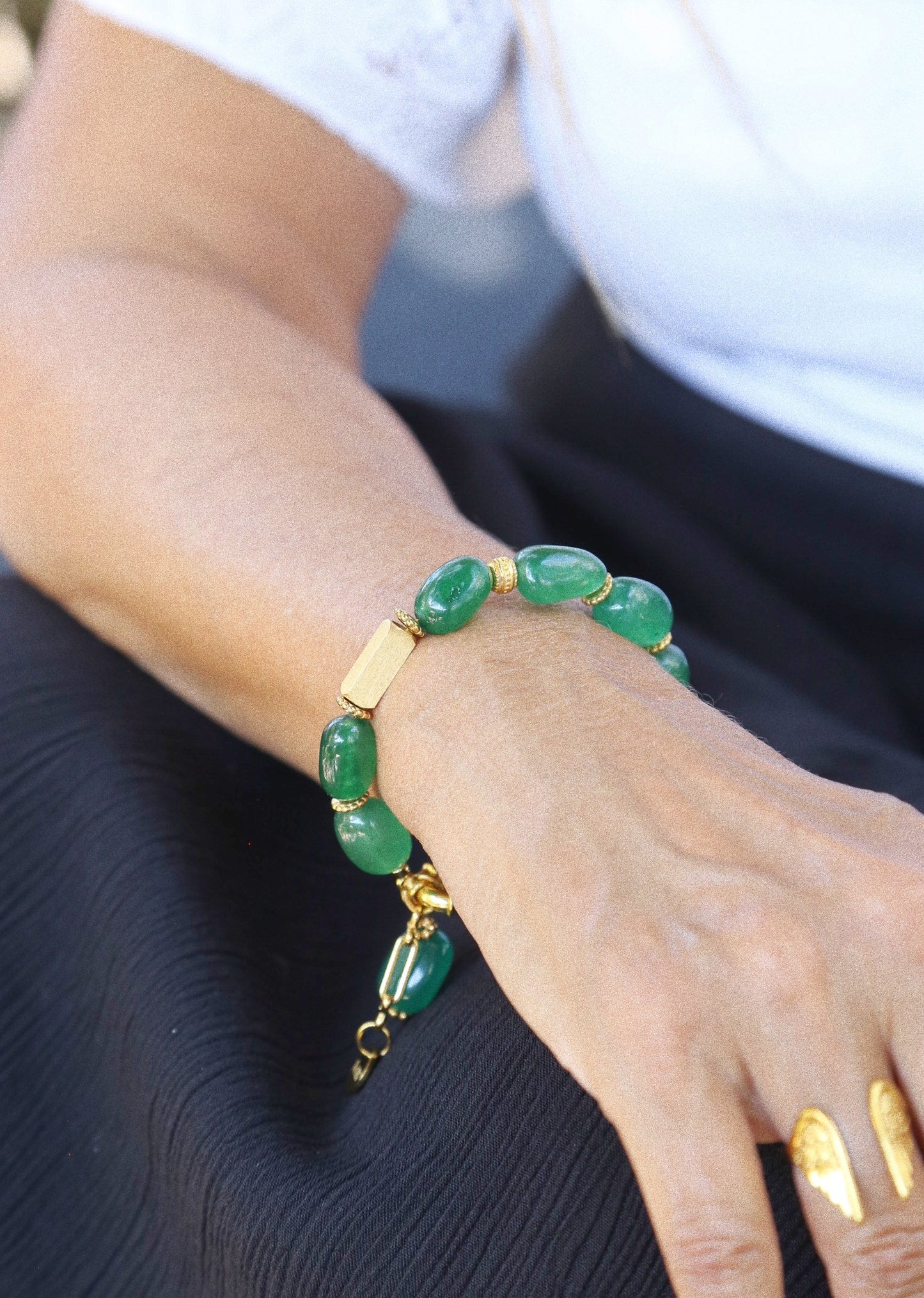 Bracelet – Emeraude de la caverne