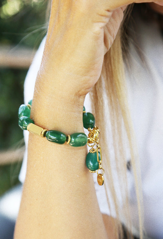 Bracelet – Emeraude de la caverne