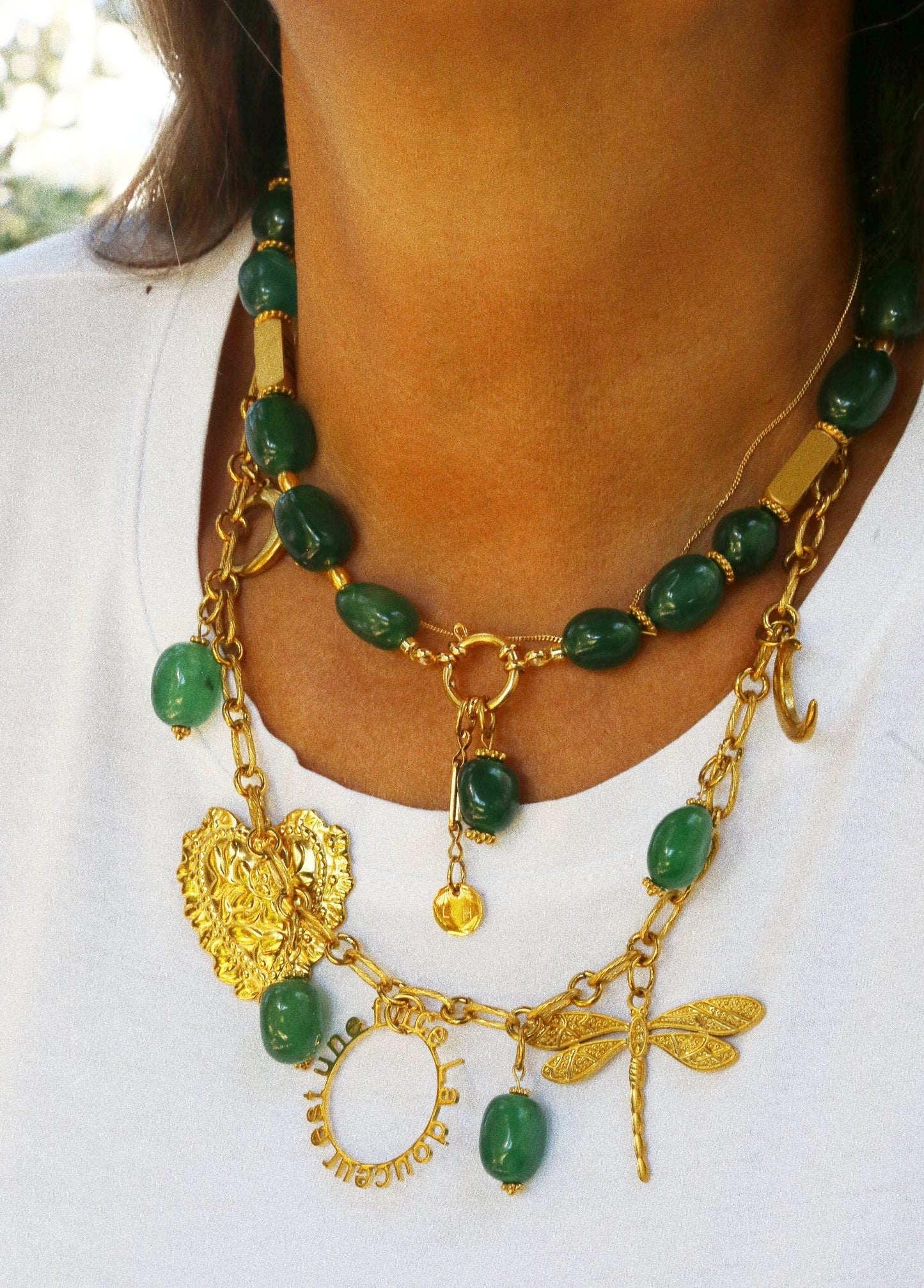Collier “Oracle Vert”