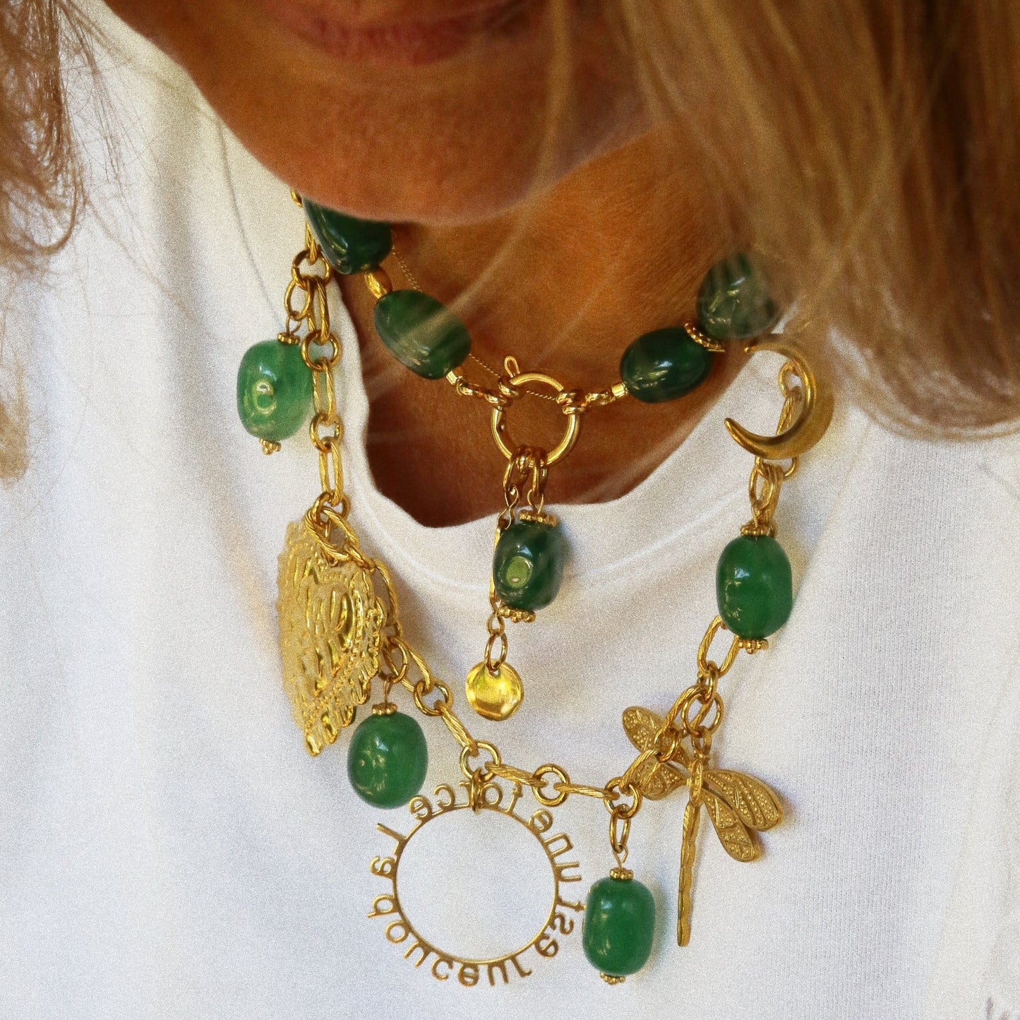 Collier “Oracle Vert”
