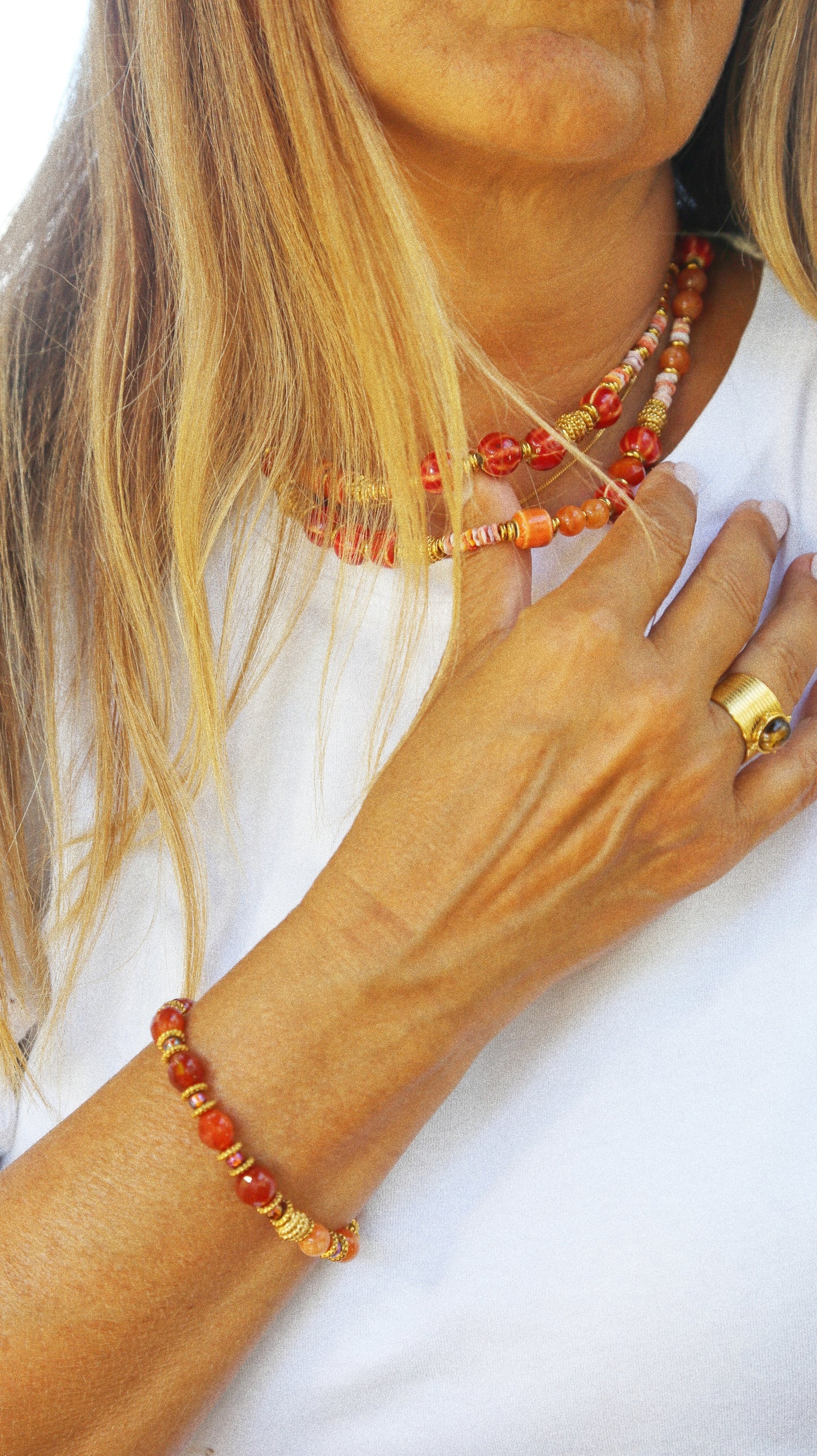 Bracelet “Éclat de Cornaline”