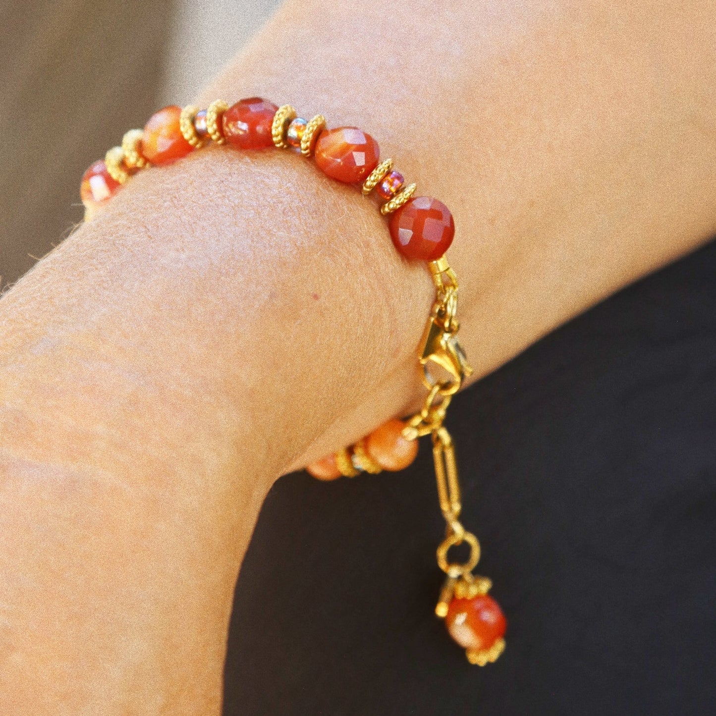 Bracelet “Éclat de Cornaline”