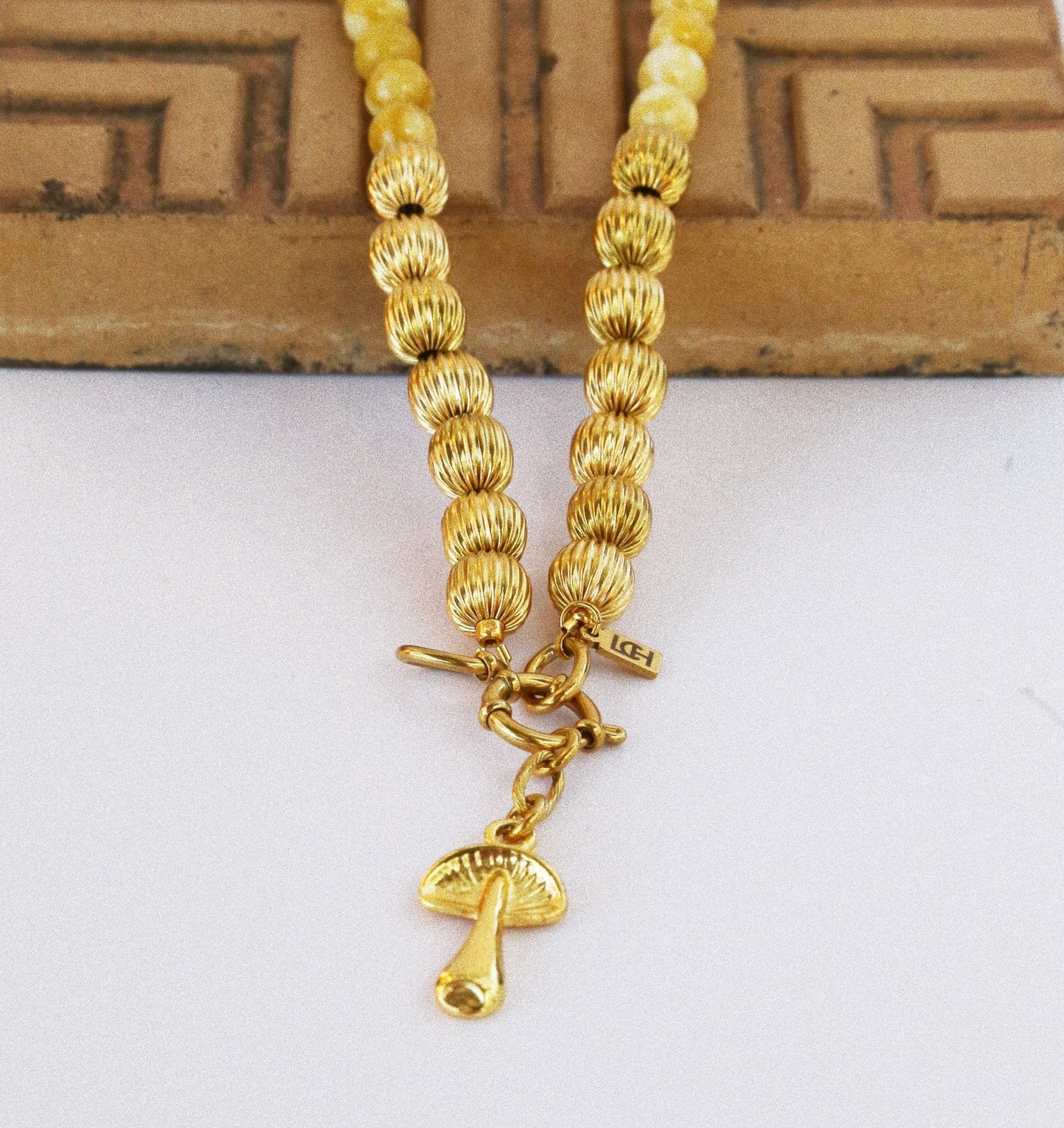 Collier « Cham doré»