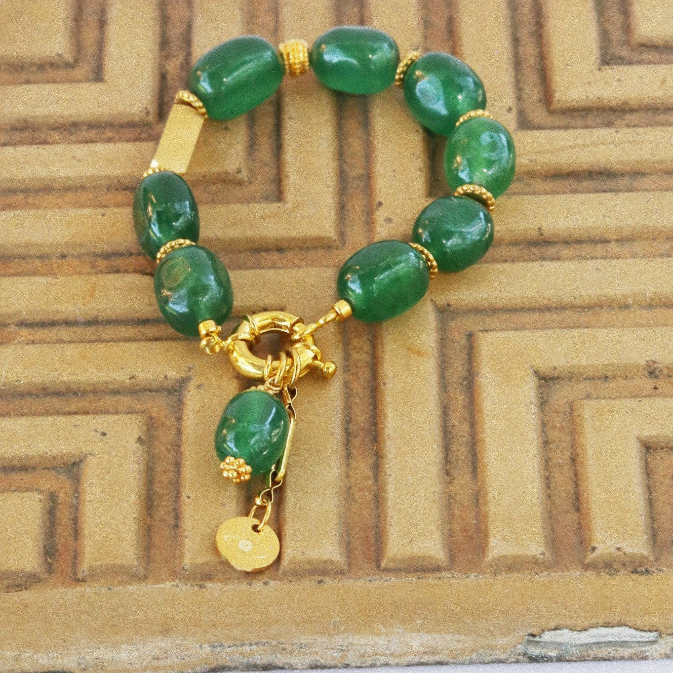 Bracelet – Emeraude de la caverne