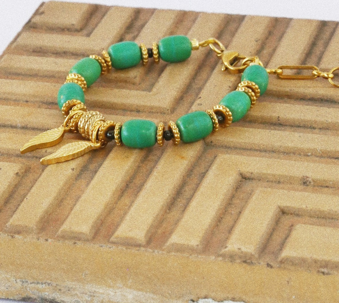 Bracelet “Ailes Vertes”