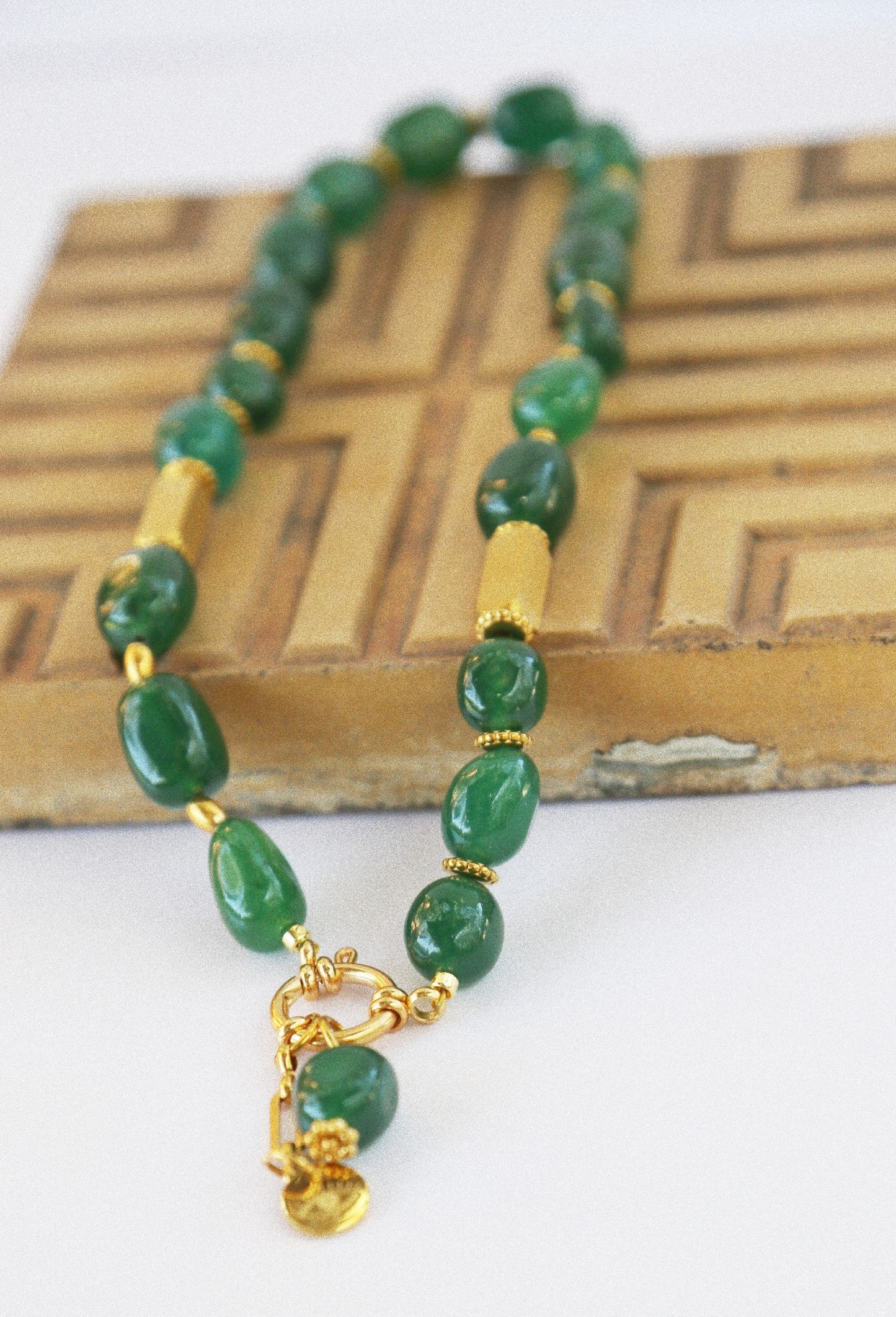 Collier “Émeraude de la Caverne”
