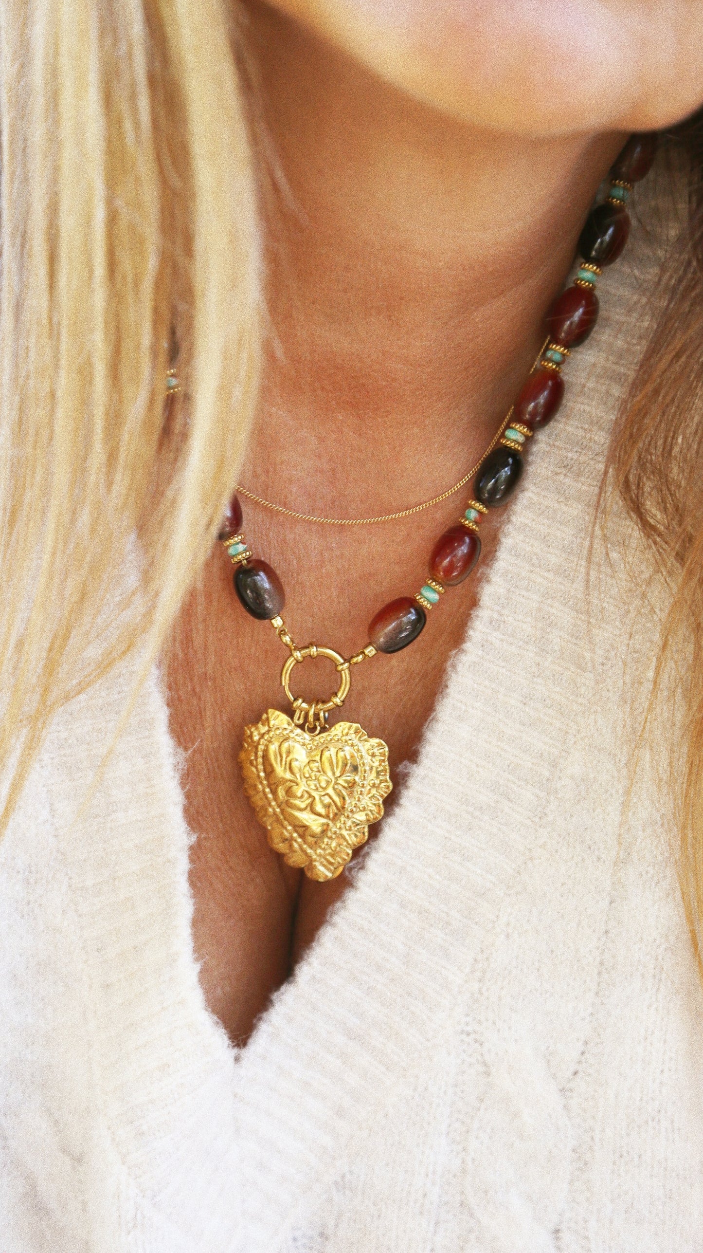 Collier “Cœur de la Caverne”